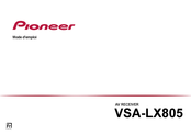 Pioneer VSA-LX805 Mode D'emploi