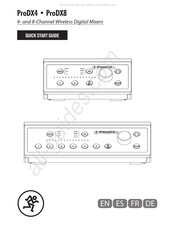 Mackie ProDX8 Guide De Démarrage Rapide