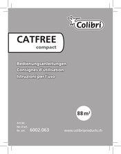 Colibri CATFREE compact Consignes D'utilisation