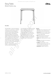 VITRA Davy Table Instructions D'assemblage