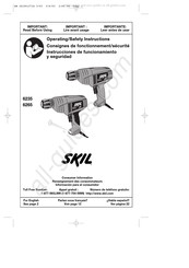 Skil 6265 Consignes De Fonctionnement/Sécurité