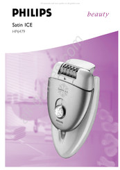 Philips Beauty Satin ICE HP6479 Manuel De L'utilisateur