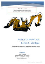 SAS HHO Phoenix 280 2023 Notice De Montage