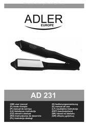 Adler europe AD 231 Mode D'emploi