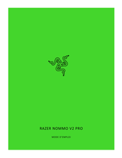 Razer Nommo V2 Pro Mode D'emploi