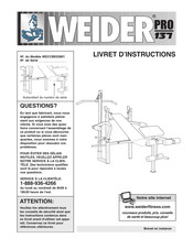 Weider Pro 137 Livret D'instructions