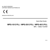 Denver Electronics MPG-2013 PLL Guide De Démarrage Rapide