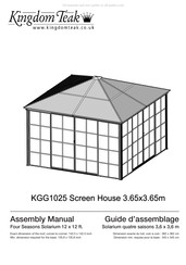 Kingdom Teak KGG1025 Guide De L'utilisateur