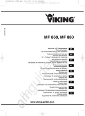 Viking MF 860 Entretien Et Maintenance