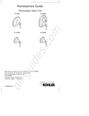 Kohler K-T10594 Instructions D'installation