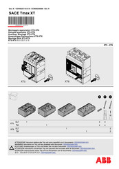 Abb SACE Tmax XT5 Instructions D'installation