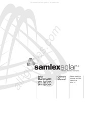 Samlex America SOLAR SRV-100-30A Manuel Du Propriétaire