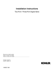 Kohler K-28209-NA Instructions D'installation