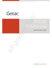 Getac PS535F Guide De Démarrage Rapide
