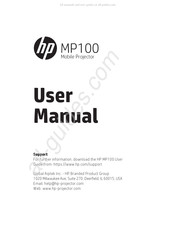 HP MP100 Manuel D'utilisation