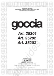 Gessi goccia 35201 Instructions D'installation
