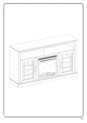 Walker Edison W58FP2DHDHB Instructions De Montage