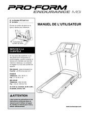 Pro-Form Endurance M8i Manuel De L'utilisateur