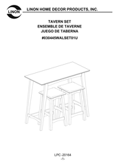 Linon 030445WALSET01U Instructions D'assemblage