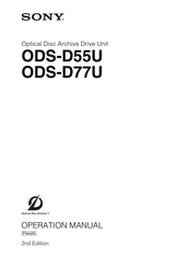 Sony ODS-D77U Manuel D'utilisation