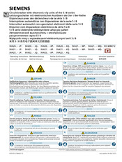 Siemens 3VA20 JP Serie Manuel D'instructions