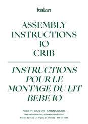 Kalon Io Crib 011 Instructions D'assemblage