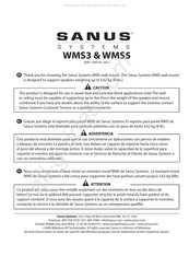 Sanus Systems WMS3 Instructions D'installation