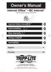 Tripp-Lite BCINTERNET550 Guide De L'utilisateur