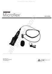 Shure Microflex MX100 Série Mode D'emploi