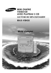 Samsung MAX-VB450 Mode D'emploi