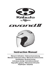 Kabuto Avand II Manuel D'utilisation