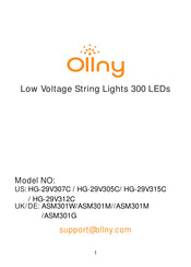 Ollny ASM301G Instructions D'utilisation