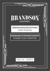 Brandson Equipment 305872 Mode D'emploi