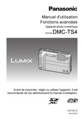 Panasonic Lumix DMC-TS4 Manuel D'utilisation