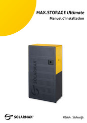 SolarMax MAX.STORAGE Ultimate 6 Manuel D'installation