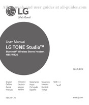 LG TONE Studio HBS-W120 Mode D'emploi