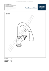 Grohe Bridgeford 33 870 Manuel D'instructions