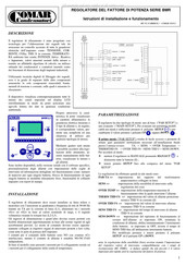 Comar Condensatori BMR8 Instructions D'installation Et D'utilisation