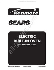 Sears Kenmore ELITE C970 Serie Manuel D'utilisation Et D'entretien