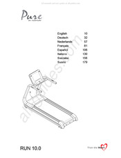 Tunturi Pure RUN 10.0 Mode D'emploi