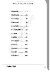 Packard Bell DVX 460 Guide De L'utilisateur