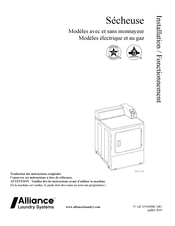 Alliance Laundry Systems D677I SVG Installation/Fonctionnement