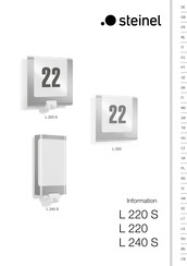 STEINEL L 240 S Information