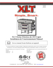 XLT Ovens X3F1-3255 Serie Installation Et Fonctionnement Manuel