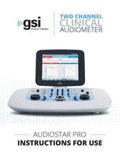 GSi AUDIOSTAR PRO Manuel D'instructions