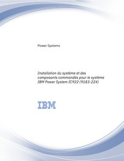 IBM Power System IC922 Manuel D'installation