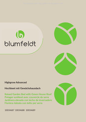 Blumfeldt Highgrow Advanced 10034688 Mode D'emploi