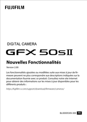 FujiFilm GFX 50S II Nouvelles Fonctions
