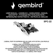 Gembird SPC-22 Manuel D'instructions