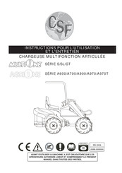 CSF Agrione A970T Serie Instructions Pour L'utilisation Et L'entretien